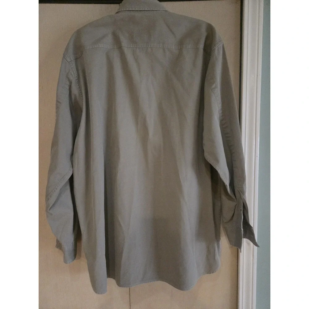 Vintage Banana Republic BRCR Civilian Reserve Safari Shirt Mens M Hong Kong